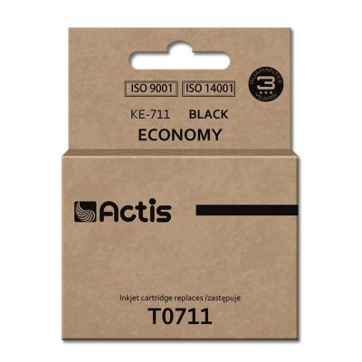 Actis KE-711 Tinte (ersetzt Epson T0711, T0891, T1001; Standard; 15 ml; schwarz)