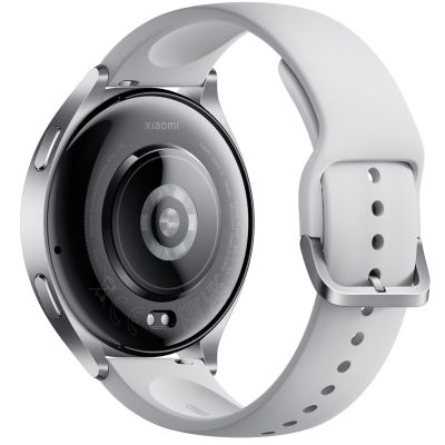 4. Xiaomi Watch 2 3,63 cm (1,43") AMOLED 46 mm Digital 466 x 466 px Touchscreen Silber Wi-Fi GPS