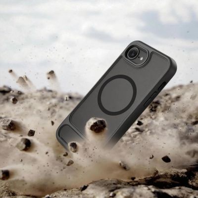 5. Tech-Protect MagRack MagSafe Hülle für iPhone 16e / 17e – Schwarz