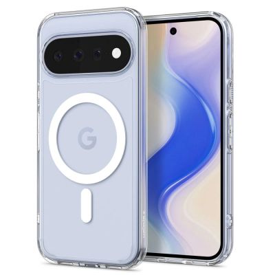 2. Spigen Ultra Hybrid Mag MagSafe Hülle für Google Pixel 11 – Transparent und Weiß