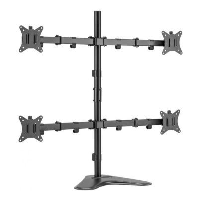 Tischständer 17"-32" / 4TFT, 360° schwenkbar, 9 kg, leicht, Einzelhandel