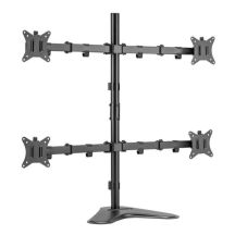 Tischständer 17"-32" / 4TFT, 360° schwenkbar, 9 kg, leicht, Einzelhandel