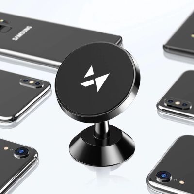 13. Wozinsky Magnetische Autohalterung für Armaturenbrett 360 Selbstklebend Schwarz (WMH-05)