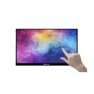 8. Verbatim 49591 Computermonitor 35,6 cm (14") 1920 x 1080 Pixel Full HD LCD-Touchscreen Schwarz
