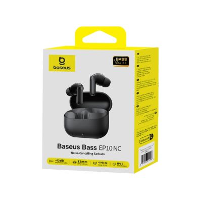 5. Baseus Bass EP10 TWS kabellose In-Ear-Kopfhörer mit ANC – Schwarz