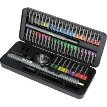 Schraubendreher-Set mit Bits 3,7 V, 56-teilig YT-25770 YATO