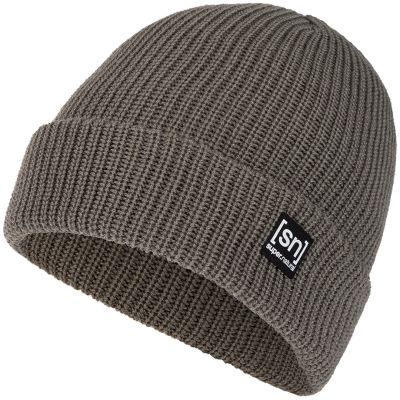 SUPER.NATURAL MERINO BASIC BEANIE Mütze, grün, One Size