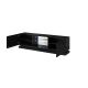 4. TV-Schrank QIU 200 MDF Hochglanz Schwarz/Hochglanz Schwarz