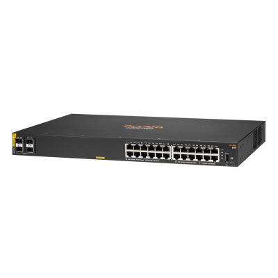 2. Aruba 6100 24G Class4 PoE 4SFP+ 370W Managed L3 Gigabit Ethernet (10/100/1000) PoE-Unterstützung 1U Schwarz