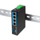 7. LogiLink NS204 Netzwerk-Switch, unmanaged Gigabit Ethernet (10/100/1000), Schwarz