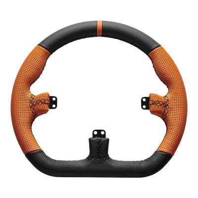 2. Asetek SimSports GT – Lenkradkranz – geschlossenes D, schwarz-orange