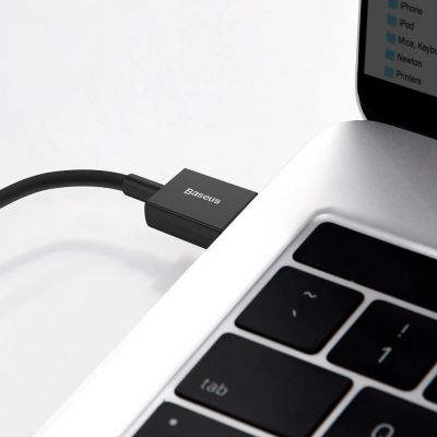 11. Baseus Superior USB - Lightning Schnellladedatenkabel 2,4 A 1 m schwarz (CALYS-A01)