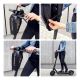 8. Wozinsky Wasserdichte Scooter-Lenkertasche 3L Schwarz (WSB4BK)