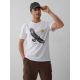 Herren-T-Shirt mit Aufdruck, regulär, Größe 4F 4FKAW26TTSHM4499-10S