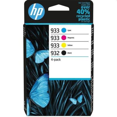 2. HP 932 Schwarz / 933 CMY Original-Tintenpatronen, 4er-Pack