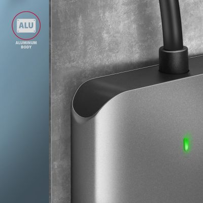 7. Axagon CRE-S3C Kartenleser USB 3.2 Gen 1 (3.1 Gen 1) Typ-C Grau