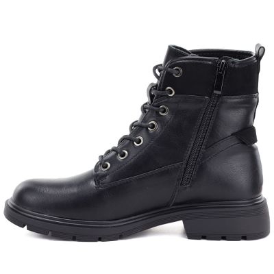 3. Gefütterte schwarze Damen-Ankle-Boots M.Daszyński MR2501