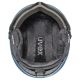 4. Uvex Skihelm wanted visor, steinfarben, blau
