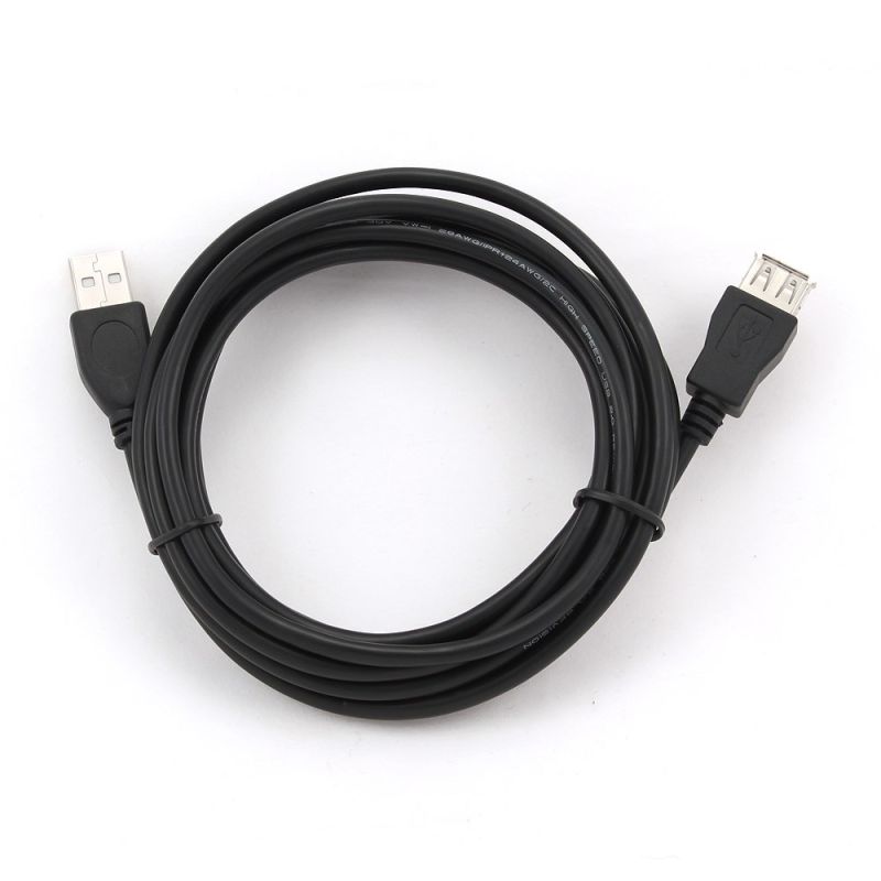 2. GEMBIRD CCP-USB2-AMAF-10 Kabel (USB 2.0 Typ AF - USB 2.0 Typ AM; 3 m; schwarz)