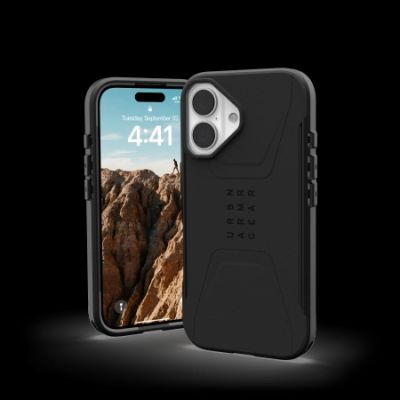 3. UAG Civilian Magsafe Hülle für iPhone 16 – Schwarz