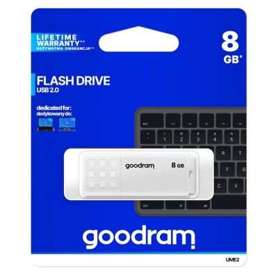 GoodRam UME2 UME2-0080W0R11 USB-Stick (8 GB; USB 2.0; weiß)