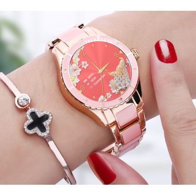 5. Rubicon RNCE82 Pink Damen-Smartwatch