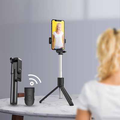 22. Selfie-Stick WRY1S Teleskopstativ 0,7 m für Telefon – Schwarz