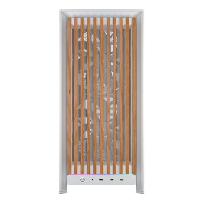 2. Corsair FRAME 5000D WOOD RS Midi Tower Walnuss, Weiß