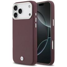 BMW -Logo-Metallhülle mit MagSafe-Funktion für iPhone 17 Pro Max – Rot