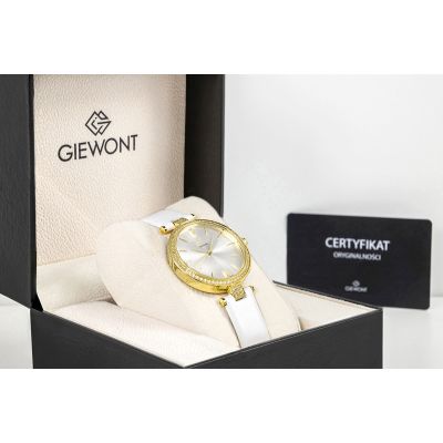 9. Giewont Saphir Gold Silber Damenuhr GW9890-A2