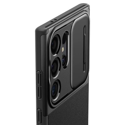 13. Spigen Optik Armor Hülle für Samsung Galaxy S24 Ultra – Schwarz
