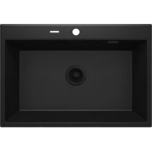 Deante Eridan ZQEN103 Granitspüle 70x52 cm schwarz