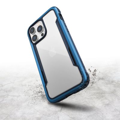 4. Raptic X-Doria Shield Case iPhone 14 Pro Max gepanzerte Hülle blau