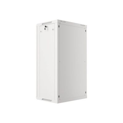 7. Lanberg WF01-6422-10S Rack-Schrank (22 HE; 1080 mm / 600 mm / 450 mm; Wandmontage; Glas; 19 Zoll; grau)