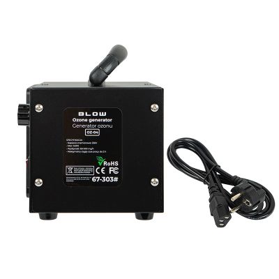 3. Ozongenerator BLOW OZ-04, schwarzer Ozonator, 60.000 mg/h, 140 W