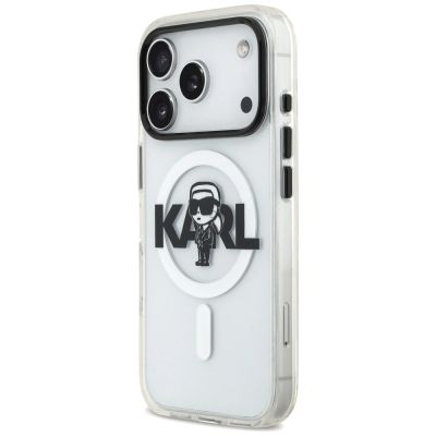 2. Karl Lagerfeld IML Karl Sketch Logo MagSafe Case für iPhone 17 Pro - Transparent