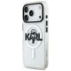 2. Karl Lagerfeld IML Karl Sketch Logo MagSafe Case für iPhone 17 Pro - Transparent