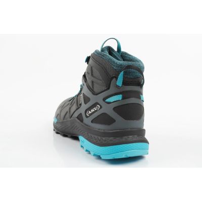 5. AKU Rocket Mid DFS GTX Damen-Wanderschuhe - Schwarz/Türkis