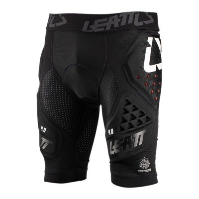 LEATT Impact Shorts 3DF 4.0 Schutzshorts, Größe L, Schwarz