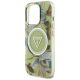 6. Guess Glitter Flowers Triangle Buttons MagSafe Case für iPhone 16 Pro Max grün