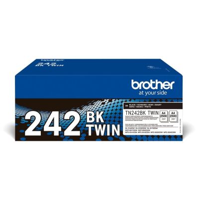 5. Brother TN-242BKTWIN Tonerkartusche, 2 Stück, Original Schwarz