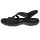 2. Skechers Reggae Slim Simply Stretch Sandalen 163023-BLK Schwarz 36