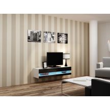 TV-Schrank VIGO NEW '140' 30/140/40 weiß/schwarz