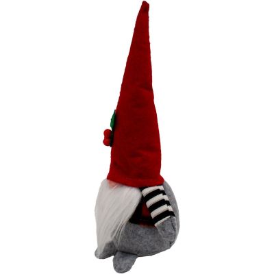 3. Dekorativer Gartenzwerg, 30 cm, mit Eberesche, Junge