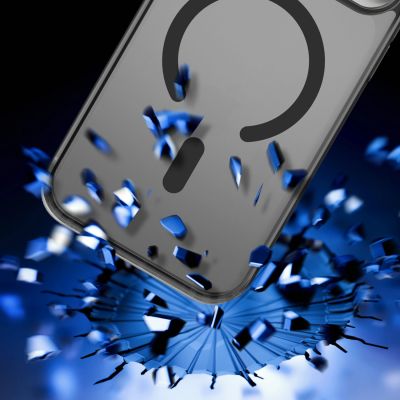 4. 3mk Frosty MagCase für iPhone 17 Pro – Schwarz