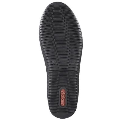 42. Rieker W RKR237B Wasserdichte Lederstiefel mit Lammwolle gefüttert