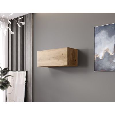 VIGO '90' Vitrine, voll, 90/35/32, Eiche, Wotan