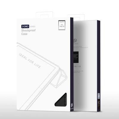 11. Dux Ducis Domo Flip- und Smart-Sleep-Hülle für Samsung Galaxy Tab S9 – Schwarz