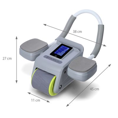 10. KA08 GRAU ABS AUTOMATISCHES ABS-LENKRAD MIT LCD-DISPLAY UND HMS-LADUNG