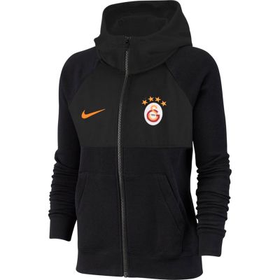 Nike Sportswear Kapuzenpullover mit durchgehendem Reißverschluss für Kinder, Schwarz DA1686 010 L